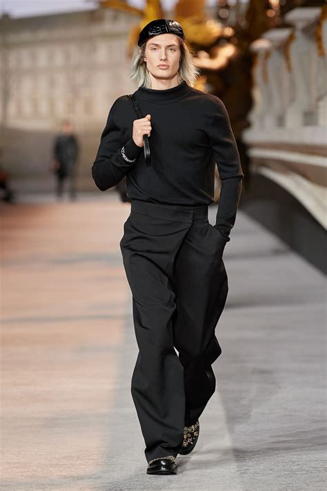 dior shoes men all black|Dior men's fashion show 2022.